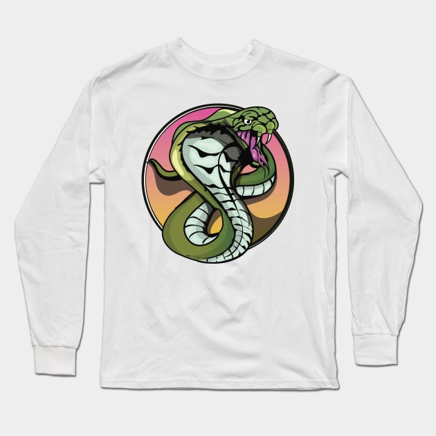 Snake Long Sleeve T-Shirt by nickemporium1